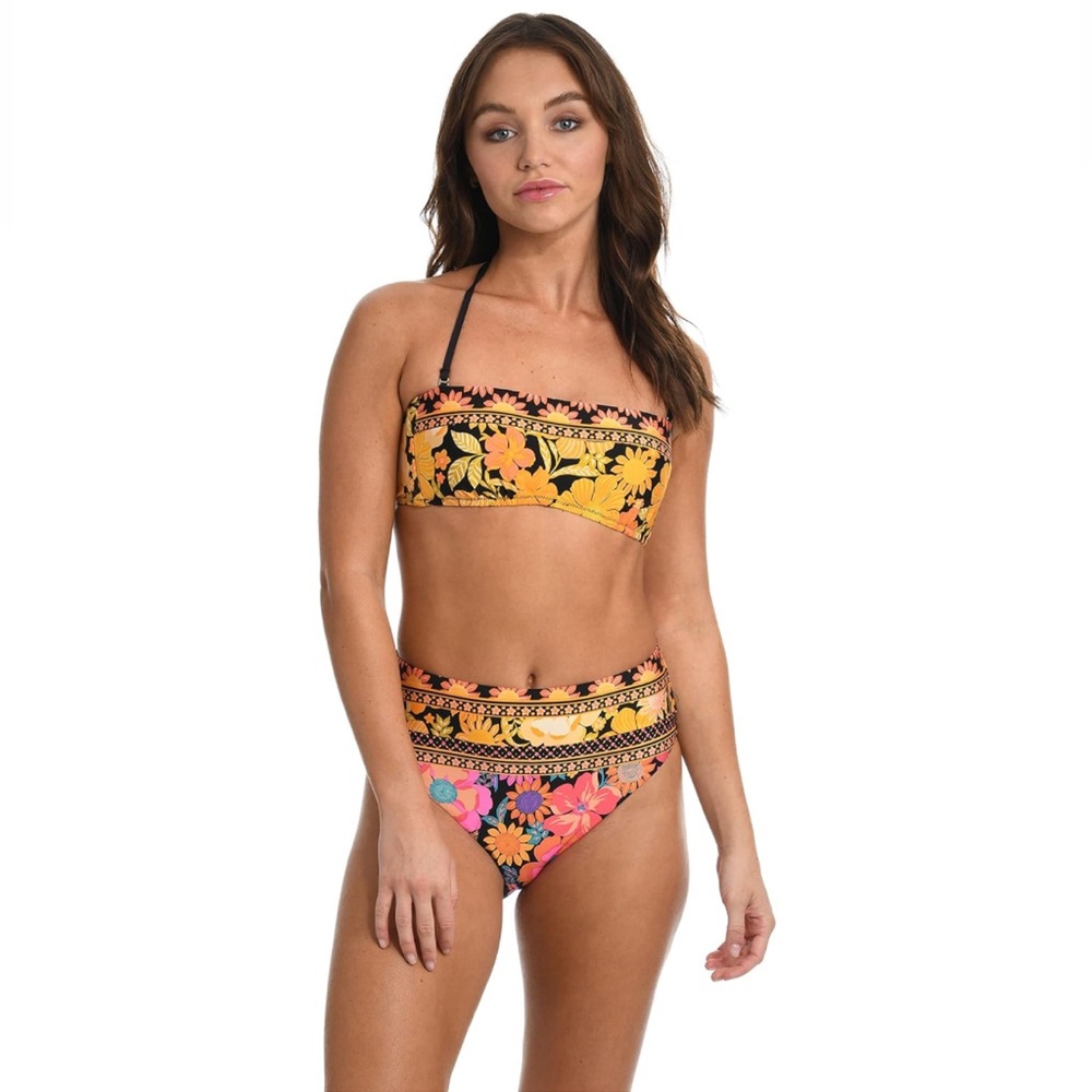 SUNSHINE 79 Flower Power Bandeau Suimsuit
